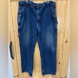 Carhartt Men’s Blue Denim Jeans. Size 42x32 (5JM)